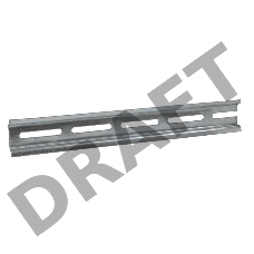 Рейка DIN 300мм оцинк. ИЭК YDN10-0030