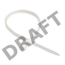 Хомут кабельный 3.5х100 нейл. бел. с отвер. для креп. ХОК (уп.100шт) ИЭК UHH40-4-100-100