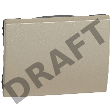 Лиц. панель д/выкл., titanium G.Life 