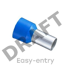 Наконечник штыревой втулочный изол. НШвИ 16.0-12 (уп.50шт) EKF nhvi-16.0-12