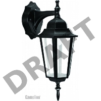 Светильник 4102 (НБУ 60Вт) 60Вт E27 IP43 улично-садовый черн. Camelion 2867