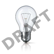 Лампа накаливания Б 40Вт E27 230В (верс.) Лисма 302449700\302467600