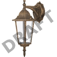 Светильник уличный CAMELION 4102  60Вт 230В бронза