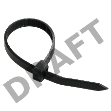 Хомут кабельный 2.5х200 нейл. черн. (уп.100шт) ИЭК UHH32-D025-200-100