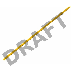 Термоусаживаемая трубка REXANT 1,0/0,5 мм, желтая, упаковка 50 шт. по 1 м