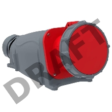 Розетка ОП Magnum 63А 200/346-240/415В 3P+PE+N 6ч ССИ-135 IP67 ИЭК PSN12-063-5