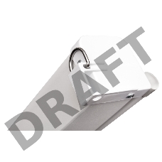 Экран Sakura 220x220см Wallscreen 1:1 настенно-потолочный рулонный белый  123' Matt White (MW), серый корпус