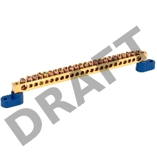 Шина нулевая ШНИ 8х12-24-У2-С на 2-х угл. изол. ИЭК YNN10-812-24C2-K07