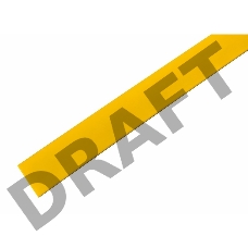 Термоусаживаемая трубка REXANT 19,0/9,5 мм, желтая, упаковка 10 шт. по 1 м