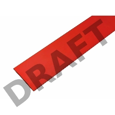 Термоусаживаемая трубка REXANT 35,0/17,5 мм, красная, упаковка 10 шт. по 1 м