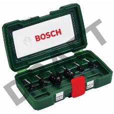 Набор фрез по дереву Bosch 6 НМ-SET (2607019463) d(посад.)=8мм (фрезерные пилы)