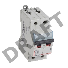 Выключатель автоматический модульный 2п C 63А 6кА DX3-E Leg 407283