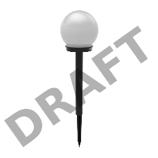 Садовый светильник на солнечной батарее (SLR-GL-100)  LAMPER