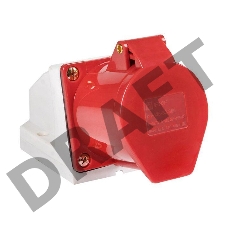 Розетка наруж. уст. 32А 380В 3P+РЕ+N IP44 (125) EKF ps-125-32-380