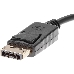 Кабель-переходник DisplayPort(M) ---> HDMI(F)+VGA(F)4K@30Hz VCOM Allum shell<CG640M-0.15>