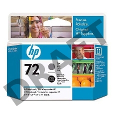Печатающая головка HP №72 C9380A фото черный/серый печатающая головка для HP DJ T1100/T610