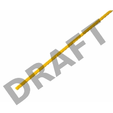 Трубка термоусадочная 3.0/1.5 1м жел. Rexant 20-3002