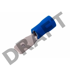 Клемма плоская изолированная штекер 2.8 мм 1.5-2.5 мм² (РПи-п 2.5-(2.8)) синяя REXANT