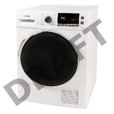 Сушильная машина Korting KD 60T8 / ГЛУБИНА 61.5 см, макс загрузка 8 кг, электронное управление, LED индикация настроек и доп функций, Цифровой дисплей, 16 програм, Сушка по влажности, Сушка по времени, Съемный резервуар для слива конденсата, Режим «Моя пр