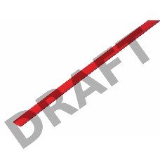 Трубка термоусадочная 4.0/2.0 1м красн. Rexant 20-4004