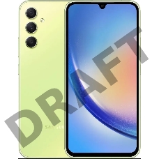 Смартфон Samsung SM-A346E Galaxy A34 5G 128Gb 6Gb зеленый лайм моноблок 3G 4G 6.6