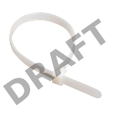 Хомут кабельный 4.8х500 нейл. бел. (уп.100шт) ИЭК UHH31-D048-500-100