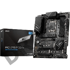Материнская плата MSI PRO Z790-P DDR4, Z790, LGA1700, 4DDR4, 3PCI - Ex16, 1PCIEx1, 4M.2
