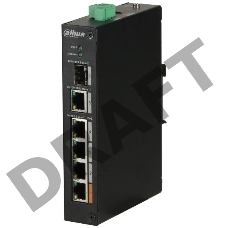 DH-PFS3106-4ET-60 неуправляемый POE коммутатор