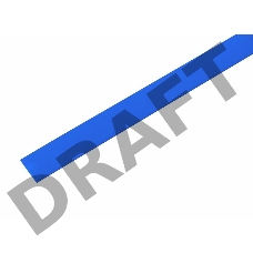 Термоусаживаемая трубка REXANT 13,0/6,5 мм, синяя, упаковка 50 шт. по 1 м