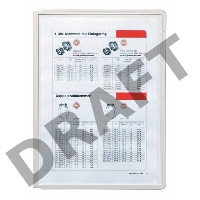 Демонстрационная панель для демонстрационных систем Durable Sherpa 560610 серый