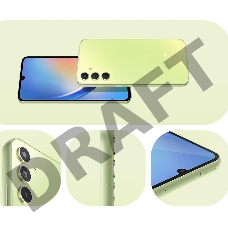 Смартфон Samsung SM-A346E Galaxy A34 5G 256Gb 8Gb зеленый лайм моноблок 3G 4G 2Sim 6.6