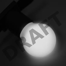 Лампа светодиодная d-45 3LED 1Вт шар тепл. бел. E27 25лм 220В Neon-Night 405-115