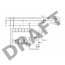 Реле контроля фаз CZF-310 (1 модуль; монтаж на DIN-рейке; 3х400/230+N 8А 1NO/NC IP20) F&F EA04.001.005