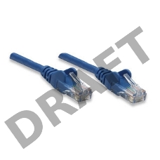 Коммутационный шнур Exegate EX258667RUS Патч-корд UTP кат. 5e,  0.3м Exegate синий