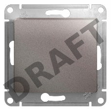 ПЕРЕКЛЮЧАТЕЛЬ 1-клавишный Systeme electric GSL001261 GLOSSA, сх.6,10AX, механизм, ПЛАТИНА