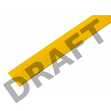 Термоусаживаемая трубка REXANT 22,0/11,0 мм, желтая, упаковка 10 шт. по 1 м