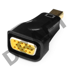 Переходник miniDisplayPort - VGA, Cablexpert A-mDPM-VGAF-01, 20M/15F, черный, пакет