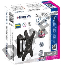 Кронштейн для телевизора Kromax GALACTIC-1 new черный 15