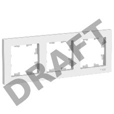 Рамка 3-м ATLAS DESIGN универс. бел. SchE ATN000103