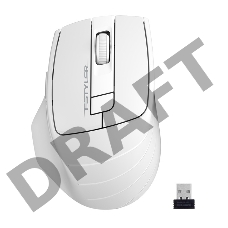 Мышь A4Tech Fstyler FG30 белый/серый оптическая (2000dpi) беспроводная USB (5but)