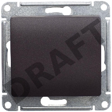 Механизм переключателя 1-кл. Glossa сх. 6 10AX шоколад SchE GSL000861