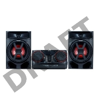 Музыкальный центр LG CK43 Мидисистема, мощность 300 Вт, DVD, FM, MP3, Воспр. с USB 2, HDMI, Bluetooth, аудиовход, Karaoke Star, Wireless Party Link