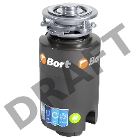 Измельчитель пищевых отходов Bort TITAN 4000 (Control) {Мощность л.с. 0,75 ; 560 Вт; 4,2 кг/мин; 3200 об/мин; 1400 мл; Металл ;набор аксессуаров 5 шт} [93410242]