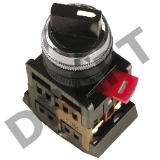 Переключатель AC-22 на 2 полож. черн. I-O 1з+1p ИЭК BSW10-AC-2-K02