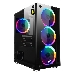 Корпус 1STPLAYER FIREBASE X2 / mATX, tempered glass side panels / 4x 120mm LED fans inc. / X2-4R1