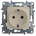 Розетка 2К+З винты, сл. кость ETIKA 