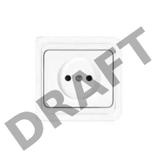 Розетка 1-м СП Валери 16А IP20 бел. Universal В0022