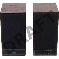 Колонки Sven SPS-609 2.0 коричневый/вишня 10Вт   