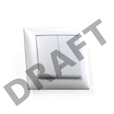 Выключатель 2-кл. СП Селена 10А IP20 С510-379 бел. Кунцево 8103