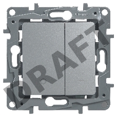 Светорегулятор нажимной 400Вт, алюминий ETIKA Светорегулятор нажимной 400Вт, алюминий